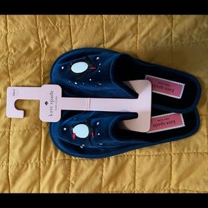 Kate Spade Penguin Slippers Size 9